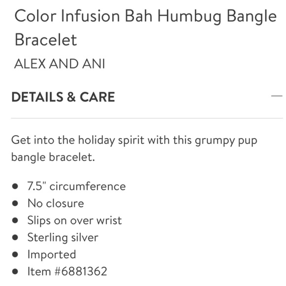 Alex and Ani Bah Humpug Bangle Bracelet - Picture 10 of 10